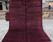 Size 6 39 9 x 10 39 Ft, Gorgeous Afghan Turkoman Khal Mohammadi Area Rug, Caucasian Area Rug, Turkish Rug, Armenian Rug Kilim, Wholesale Price