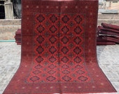 Size 6 39 9 x 9 39 8 Ft, Gorgeous Afghan Turkoman Khal Mohammadi Area Rug, Caucasian Area Rug, Turkish Rug, Armenian Rug Kilim, Wholesale Price