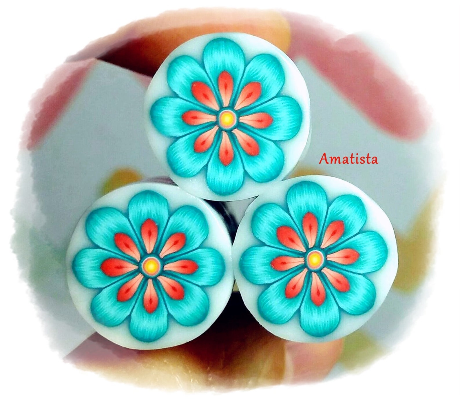 Fimo Anleitung Fimo Blume Blume Cane Tutorial Fimo Etsy.de