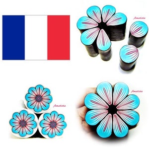 Polymer clay tutorial: Fimo flower cane, Flower cane tutorial, Polymer tutorial, Fimo tutorial, Cane tutorial, Vídeo tutorial