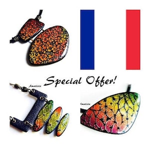 Polymer clay tutorial: Step by step polymer clay - Faux dichroic tutorial - Art clay tutorial PDF - Polymer clay technique