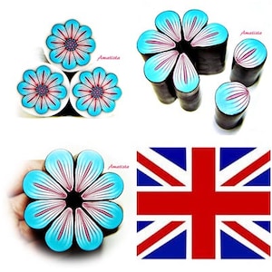 Polymer clay tutorial: Fimo flower cane, Flower cane tutorial, Polymer technique tutorial, Fimo tutorial, Cane tutorial