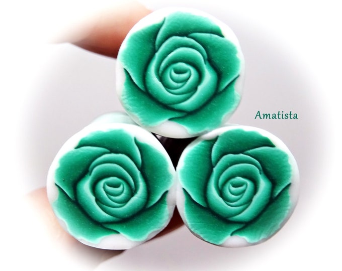 Polymer Clay ﬂower Cane Raw Polymer Clay Cane Milleﬁori Cane Supplies