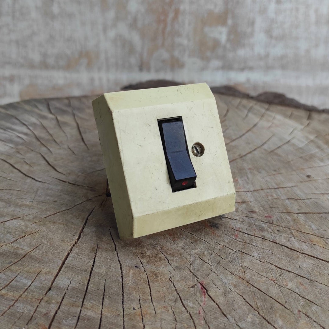 Vintage Power Switch Soviet Light Switch on off Switch Etsy