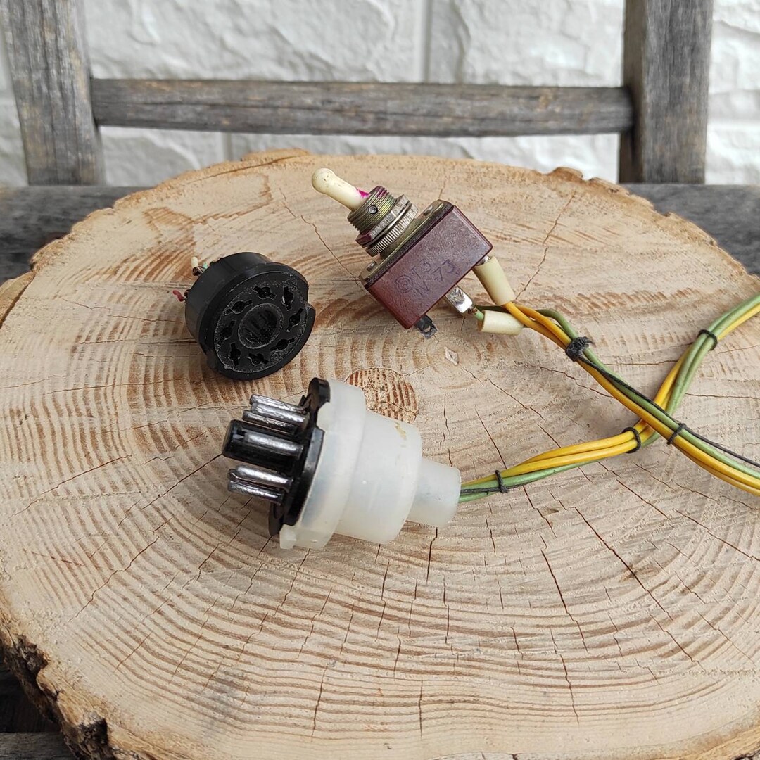 Vintage Toggle Switch With Plug and Socket Soviet Toggle Etsy