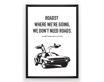 Back Future Poster - Etsy