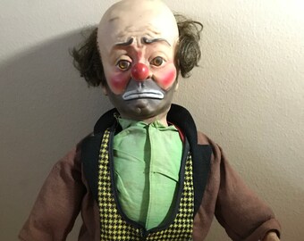 emmett kelly doll 1950's