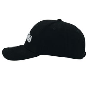 May include: A black baseball cap with a white embroidered logo that says "Cities".