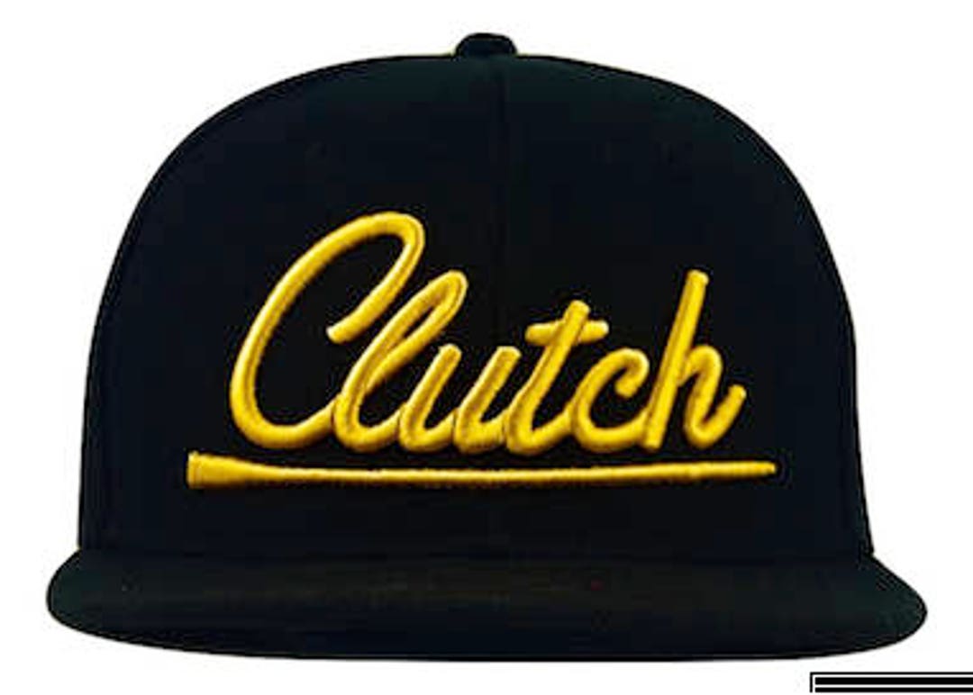 Clutch Player Black With Yellow Gold Snapback Cap Hat New Etsy