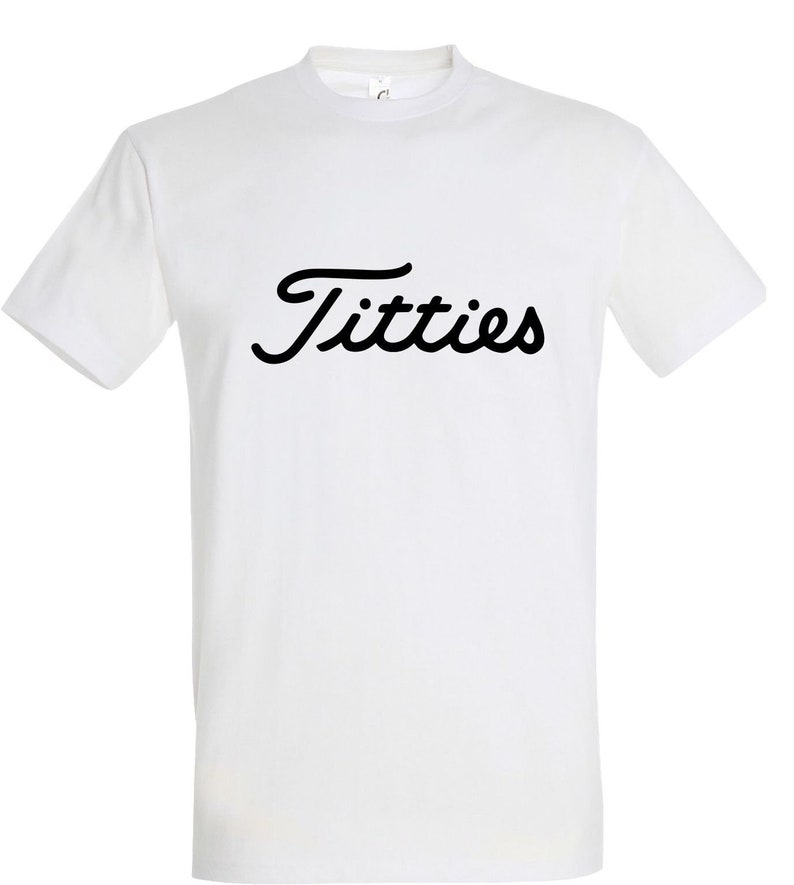 Titties Golf T-shirt T-shirt Father's Day Golf Shirt - Etsy