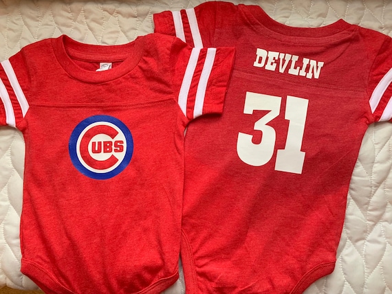 personalized cubs jersey baby