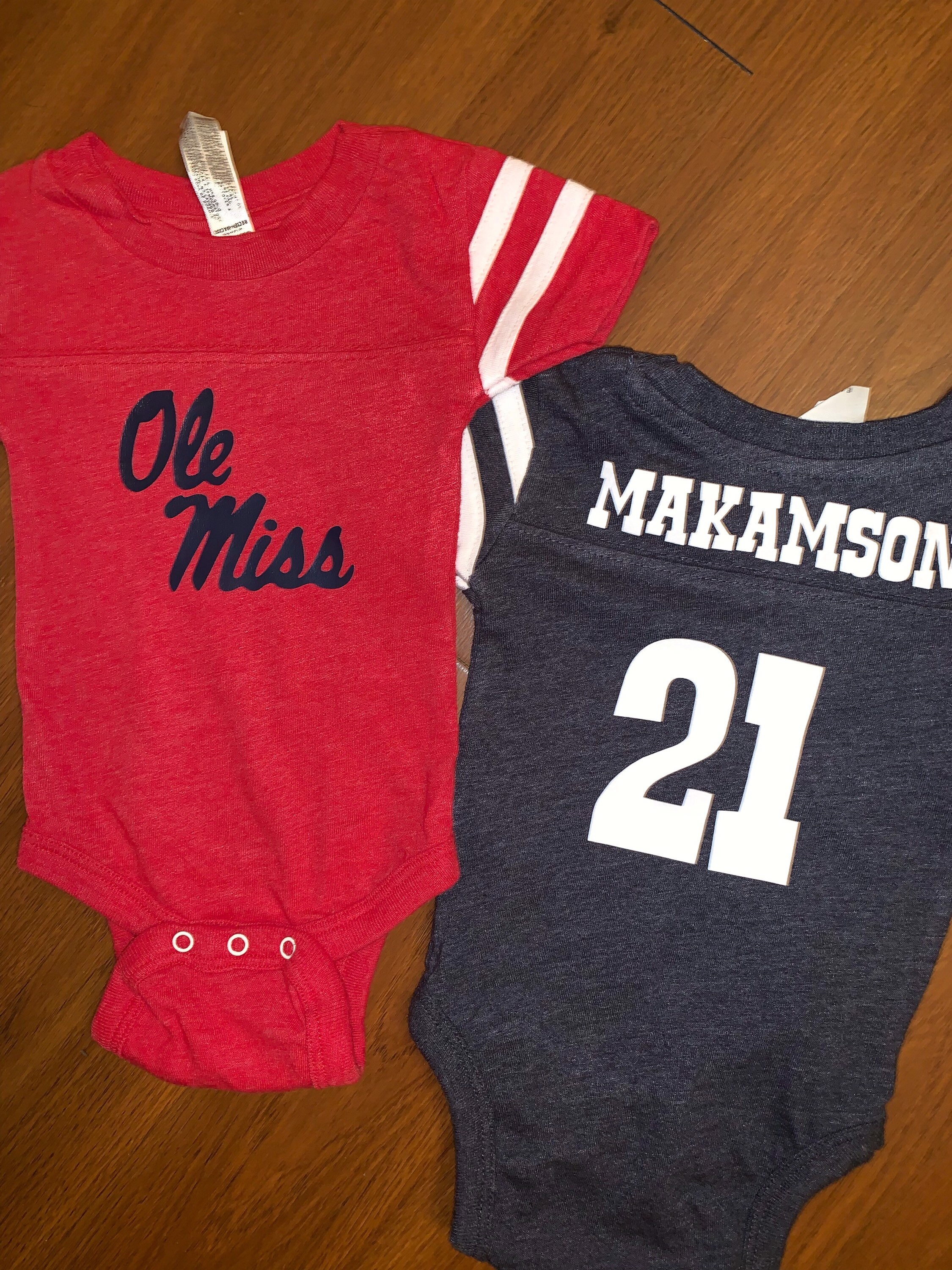 Colosseum Ole Miss Infant Baseball Jersey Onesie – The College Corner