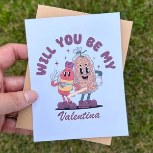 Valentines Card/ Valentines Day Cards/ Happy Valentine Day cards/ Funny Valentines Card/ Mexican Card/ Greeting card Valentina / Valentina