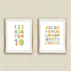 ABC Kids Art Print,Alphabet Poster,Nursery Print,Playroom Wall Art,Kids Wall Art,Kids Alphabet,Nursery Alphabet Art,Nursery,Playroom Decor