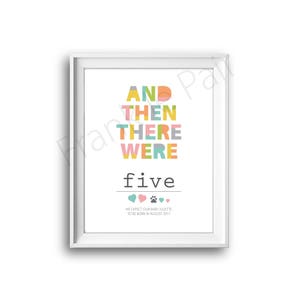 Pregnancy baby announcement,And then there were five,Custom Baby announcement,Instand download,Big Brother Sister,Pregnancy reveal,Boy,Girl