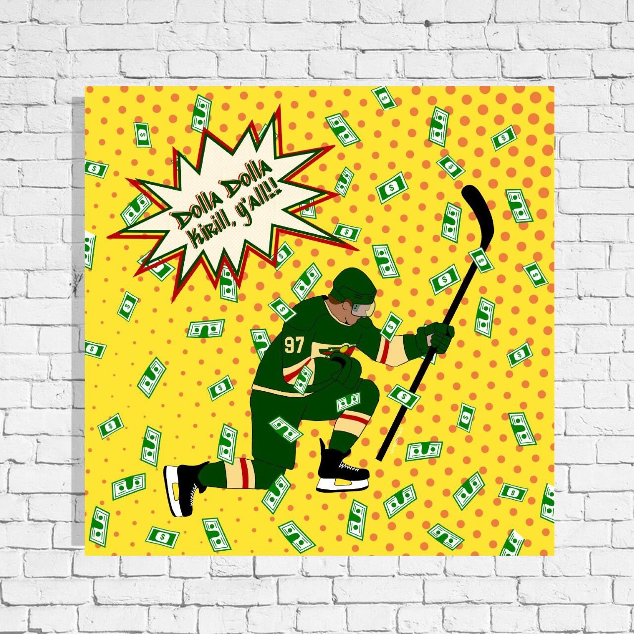 Kirill Kaprizov 97 Minnesota Wild hockey player glitch poster shirt,  hoodie, sweater, long sleeve and tank top