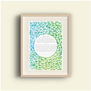 Moderner Ketubah Heiratsvertrag Eheversprechen Druck, Benutzerdefinierte Ketubah Heiratsurkunde Druck, Original & Einzigartige Ketubah Unterzeichnung