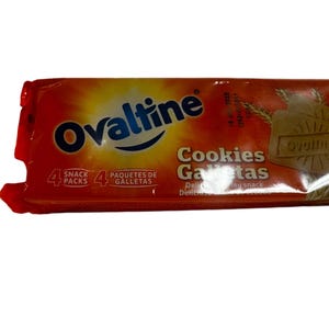Ovaltine Cookies – Crispy, Malty & Nutritious | 4 Snack Packs | Perfect On-the-Go Treat - Pack of 4