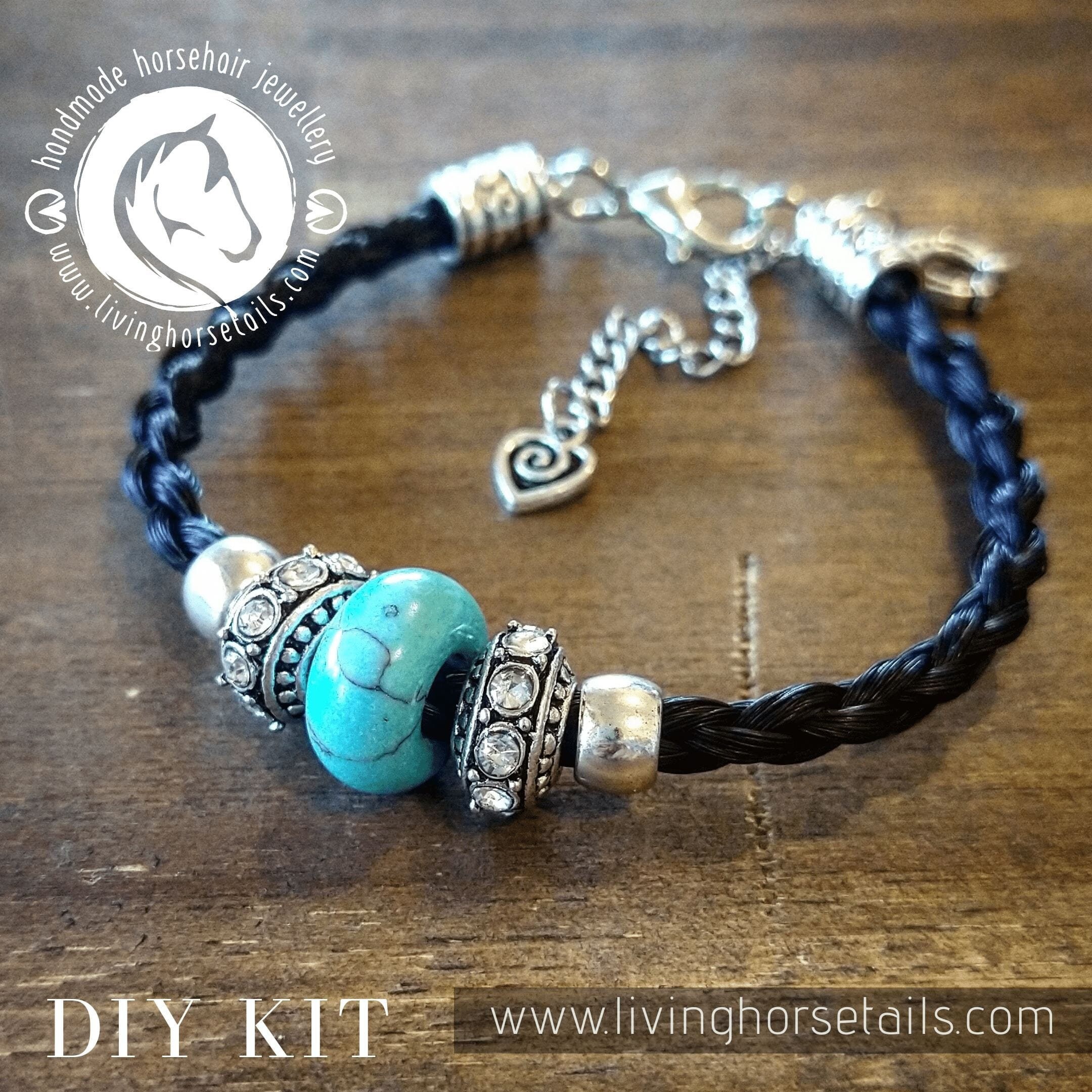 Horsehair jewelry making kit sale