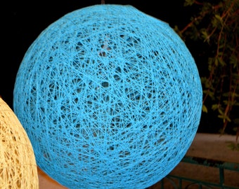 Giant Sphere Pendant Lamp: Modern Scandinavian String Light (75cm-30")