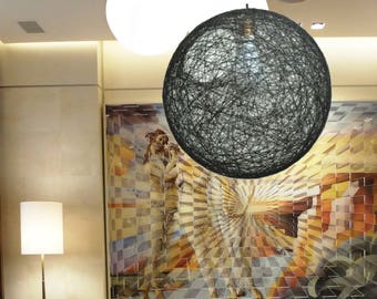 Handmade String Pendant Lamp: Modern Chic Lighting, Adjustable Cable