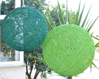 Hanging lamp. Ceiling lamp. Globe lampshade. Ceiling light. Sphere lighting fixture, Big pendant light. Modern pendant lamp.  (60cm-24")