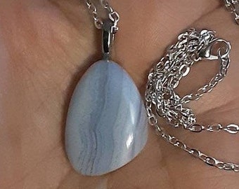 BLUE LACE AGATE necklace