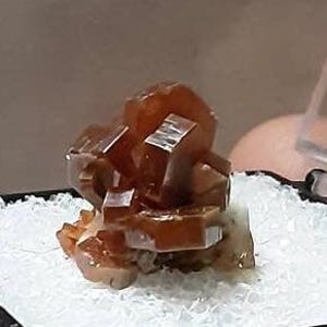 VANADINITE on BARITE THUMBNAIL specimen