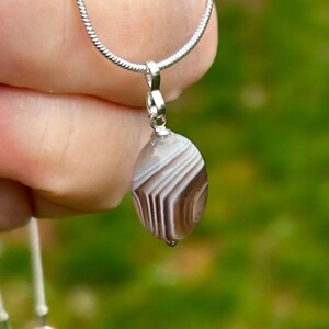 BOTSWANA AGATE NECKLACE
