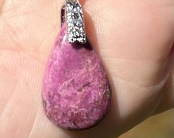 COBALTOAN CALCITE NECKLACE
