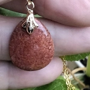 FOSSILIZED PALM WOOD necklace