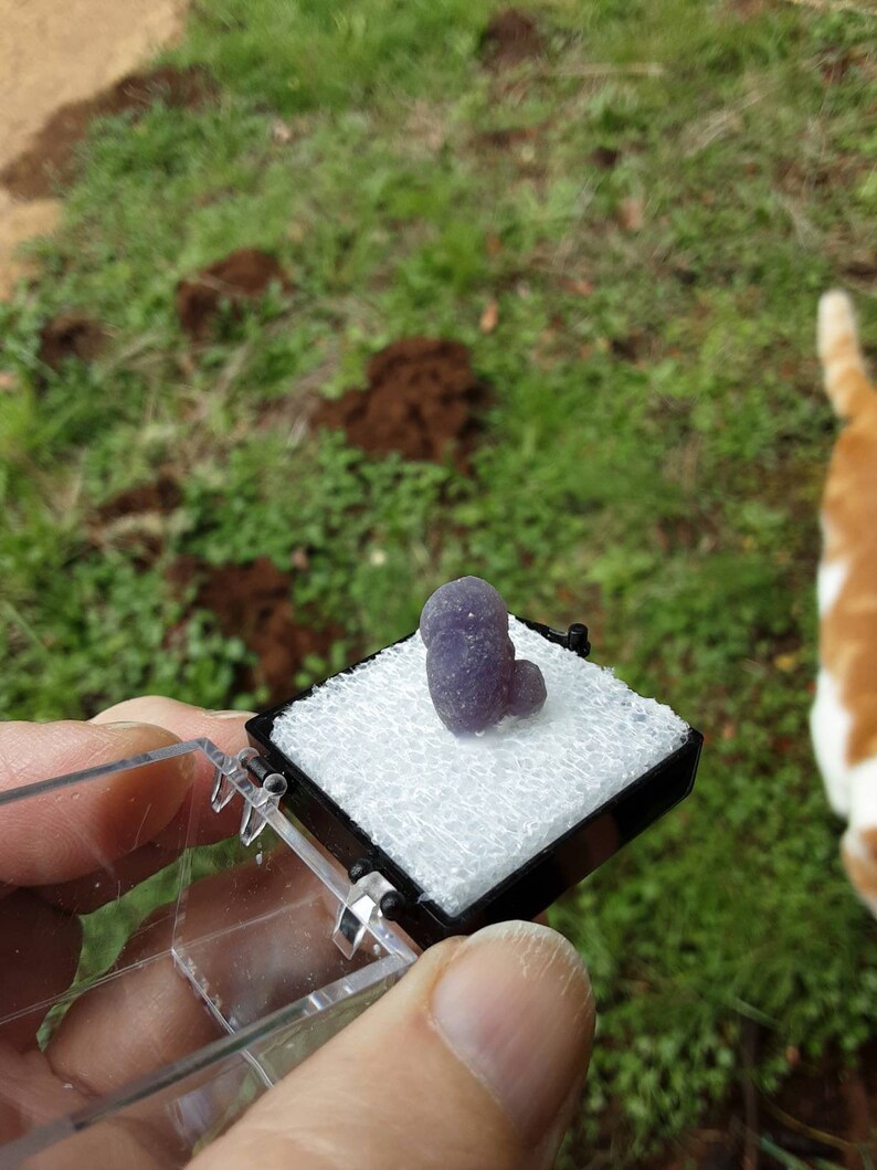 GRAPE AGATE THUMBNAIL specimen