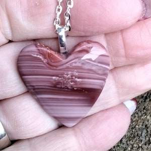 IMPERIAL JASPER HEART shaped necklace