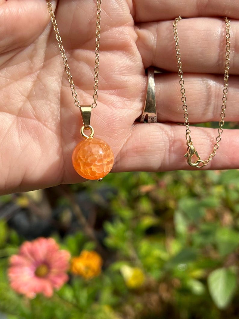 CARNELIAN NECKLACE Etsy