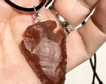 JASPER ARROWHEAD NECKLACE