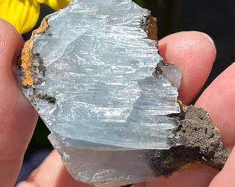 BLUE BARITE SPECIMEN, Moroccan material