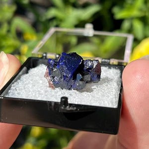 AZURITE CRYSTAL from MILPILLAS mine