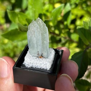 LIGHT BLUE BARITE specimen