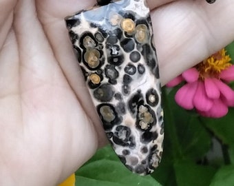 LEOPARD SKIN JASPER necklace