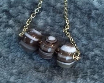 BANDED AGATE NECKLACE
