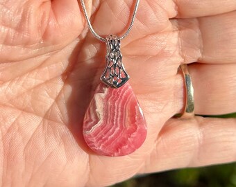 RHODOCHROSITE NECKLACE