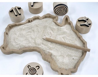 AUSTRALIA TRAY , writing tray naidoc week