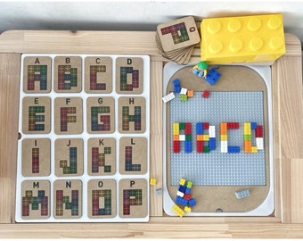 Lego  - Alphabet flash cards "Upper case"