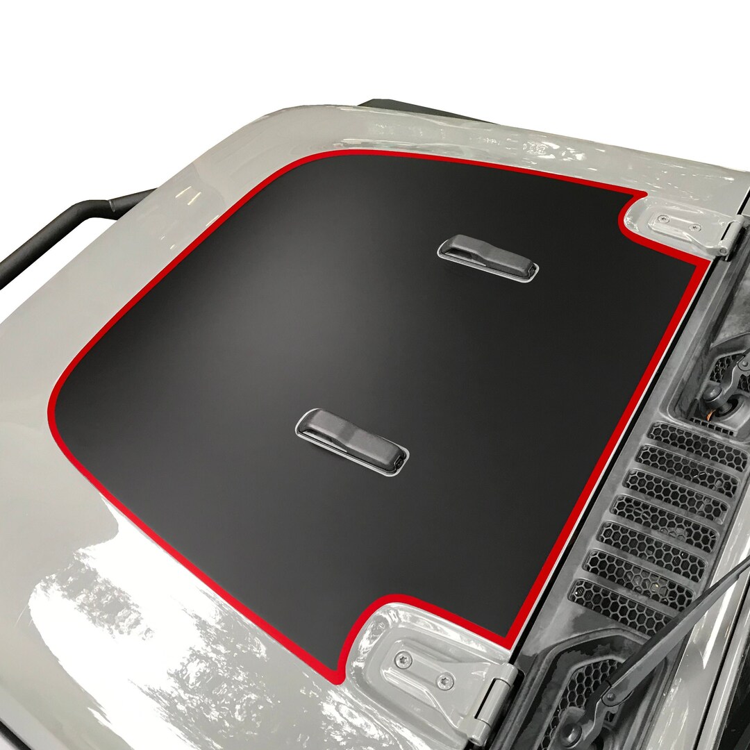 Custom Pinstripe Hood Decal Compatible With Jeep Wrangler JL Gladiator