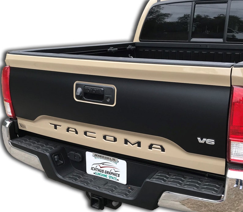 Toyota tailgate blackout graphics decal 20162019 with Etsy