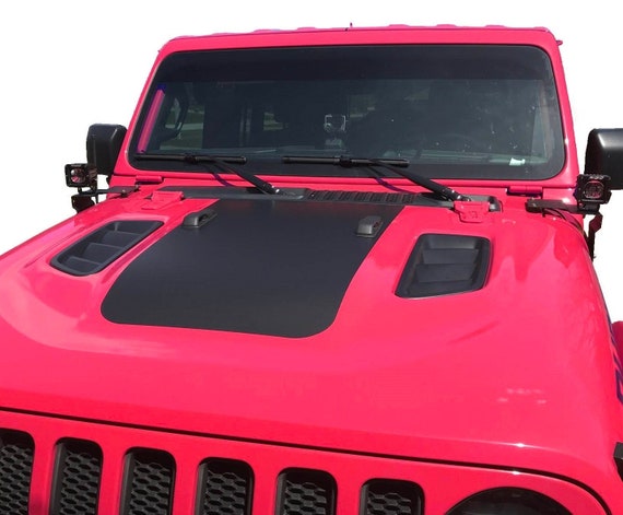 Motorhaube Aufkleber kompatibel mit Jeep Wrangler JL und Gladiator