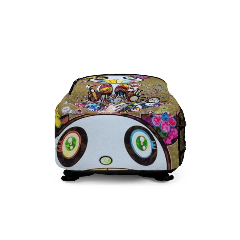 Takashi Murakami Japan Pop Art white Backpack Made in USA
