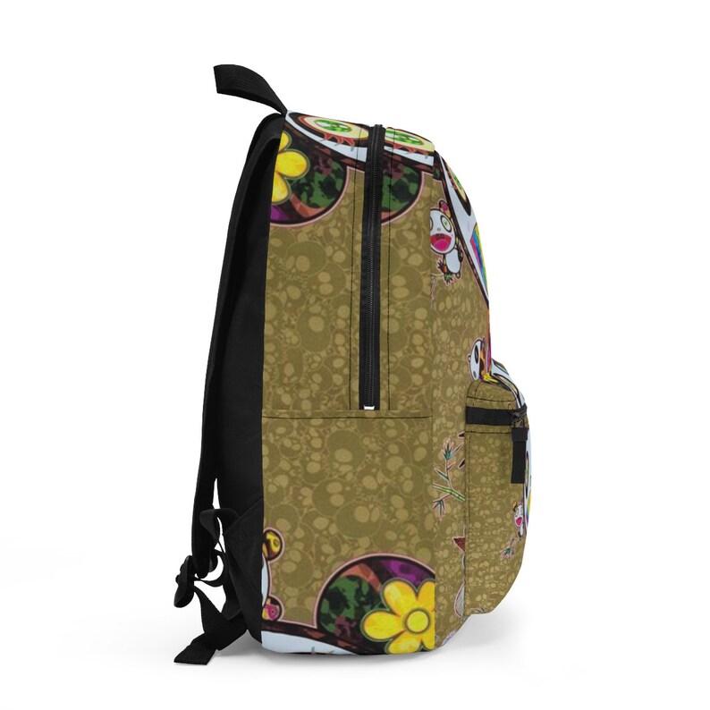 Takashi Murakami Japan Pop Art white Backpack Made in USA