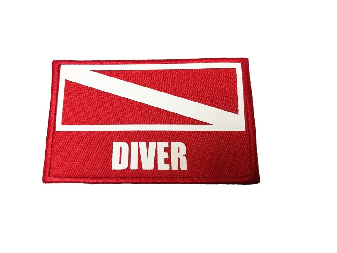 Diver Patch Scuba Diver Patch Skin Diver Patch With Hook Etsy