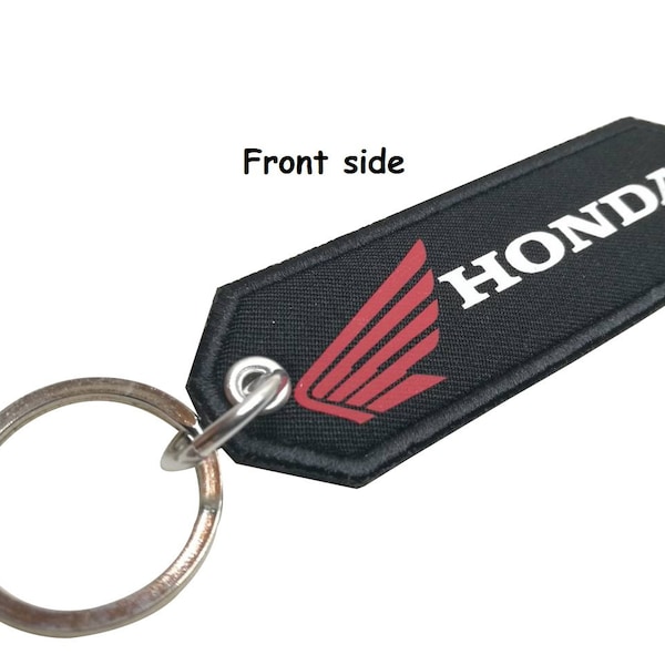 Honda key chain racing Honda Motorcycle Honda  Biker D.I.Y. Decorate Honda key ring Honda key tag Bag holder tag bag size 3 cm x 10 cm